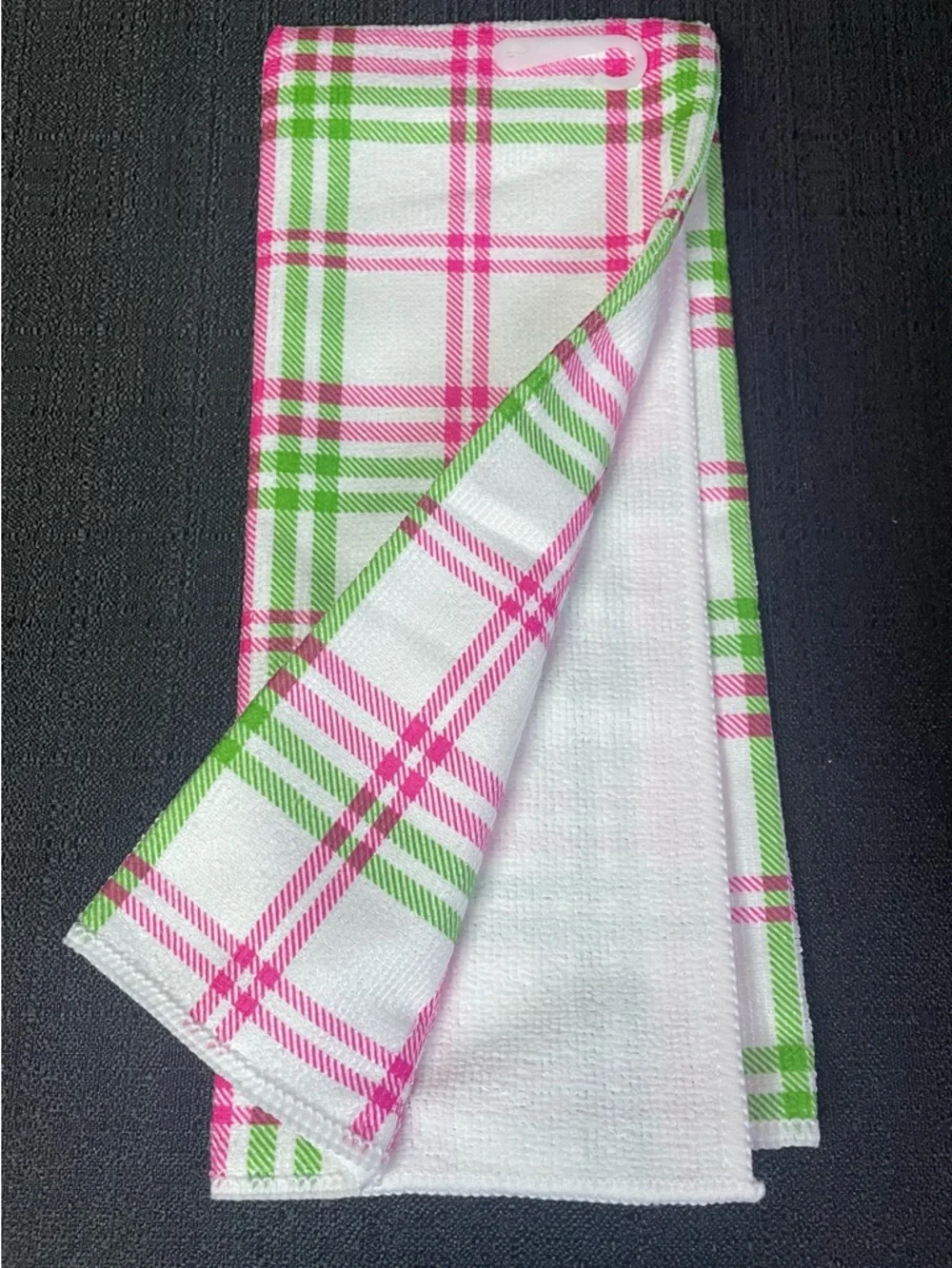 Plaid Watermelon Kitchen Towel Set 3x Watermelon Plaid White Red Pink Green NEW